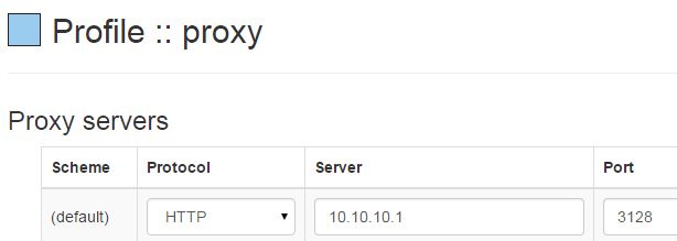 How to configure your proxy client